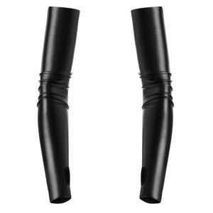 Alice + Olivia Black Vegan Leather Gloves